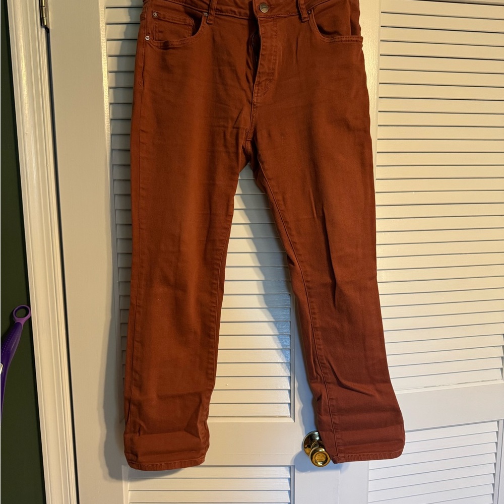 Warp + Weft Rust Orange Pants